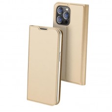 Чохол-книжка Dux Ducis з кишенею для візиток для Apple iPhone 12 Pro Max (6.7")  Золотий - 00000039269_4