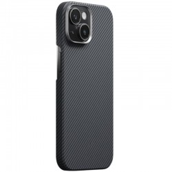 Чохол PC Carbon Protection Slim with MagSafe для Apple iPhone 15 (6.1")  Black - 00000085087_1
