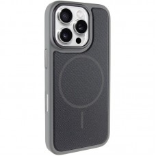 Чохол TPU TechWoven Hybrid with MagSafe для Apple iPhone 16 Pro Max (6.9")  Grey / Black - 00000084834_4