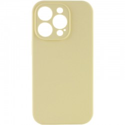 Чохол Silicone Case Full Camera Protective (AA) NO LOGO для Apple iPhone 14 Pro (6.1")  Жовтий / Mellow Yellow - 00000070231_6