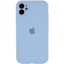 Чохол Silicone Case Full Camera Protective (AA) для Apple iPhone 12 (6.1")  Блакитний / Lilac Blue - 00000042250_8