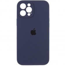 Чохол Silicone Case Full Camera Protective (AA) для Apple iPhone 12 Pro Max (6.7")  Темно-синій / Midnight blue - 00000042253_18