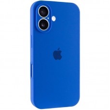 Чохол Silicone Case Full Camera Protective (AA) для Apple iPhone 16 (6.1")  Синій / Capri Blue - 00000074280_25
