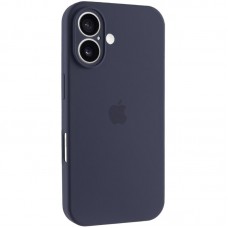 Чохол Silicone Case Full Camera Protective (AA) для Apple iPhone 16 (6.1")  Темно-синій / Midnight blue - 00000074280_6