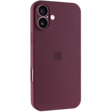 Чохол Silicone Case Full Camera Protective (AA) для Apple iPhone 16 Plus (6.7")  Бордовий / Plum - 00000074281_3