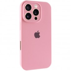 Чохол Silicone Case Full Camera Protective (AA) для Apple iPhone 16 Pro (6.3")  Рожевий / Light pink - 00000074282_18