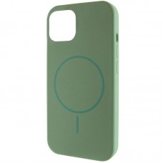 Чохол Silicone Case Full Protective (AA) NO LOGO with MagSafe для Apple iPhone 11 (6.1")  Зелений / Pine green - 00000076442_10