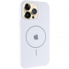 Чохол Silicone Case Full Protective (AA) V2 with MagSafe для Apple iPhone 13 Pro (6.1")  Білий / White - 00000080654_2