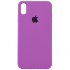 Чохол Silicone Case Full Protective (AA) для Apple iPhone XS Max (6.5")  Фіолетовий / Grape - 00000033129_30