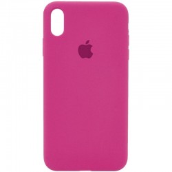 Чохол Silicone Case Full Protective (AA) для Apple iPhone X / XS (5.8")  Малиновий / Dragon Fruit - 00000032029_47
