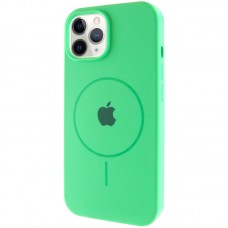 Чохол Silicone Case Full Protective (AA) with MagSafe для Apple iPhone 11 Pro (5.8")  Зелений / Spearmint - 00000076424_11