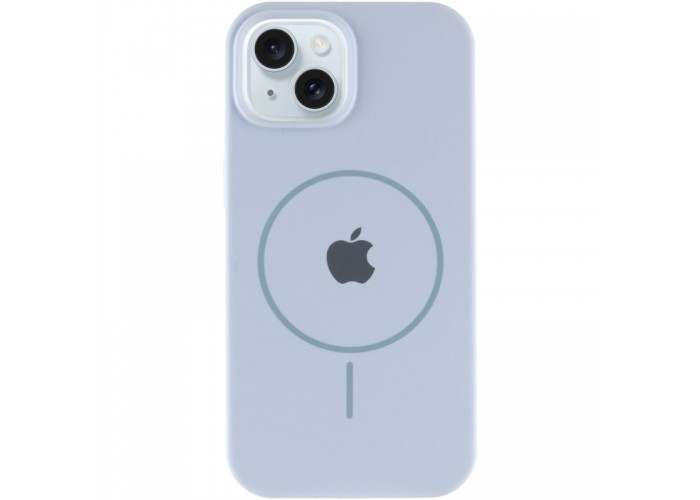 Чохол Silicone Case Full Protective (AA) with MagSafe для Apple iPhone 15 Plus (6.7