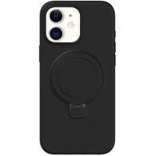 Чохол Silicone Case Full Protective NO LOGO with Ring для Apple iPhone 11 (6.1")  Black - 00000078475_8
