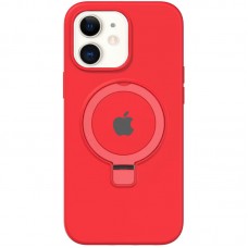 Чохол Silicone Case Full Protective with Ring для Apple iPhone 11 (6.1")  Red - 00000078459_6