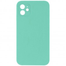 Чохол Silicone Case Square Full Camera Protective (AA) NOLOGO для Apple iPhone 11 (6.1")  Бірюзовий / Turquoise - 00000072154_3