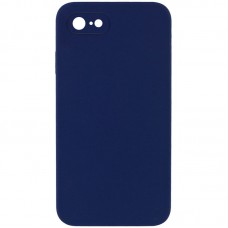 Чохол Silicone Case Square Full Camera Protective (AA) NOLOGO для Apple iPhone 7/8/SE (2020) (4.7")  Темно-синій / Midnight blue - 00000072149_24