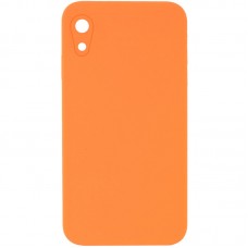 Чохол Silicone Case Square Full Camera Protective (AA) NOLOGO для Apple iPhone XR (6.1")  Помаранчевий / Papaya - 00000072153_16