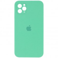 Чохол Silicone Case Square Full Camera Protective (AA) для Apple iPhone 11 Pro Max (6.5")  Зелений / Spearmint - 00000040236_11