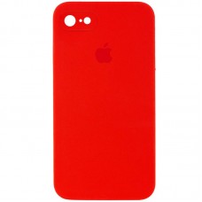 Чохол Silicone Case Square Full Camera Protective (AA) для Apple iPhone 7/8/SE (2020) (4.7")  Червоний / Red - 00000040229_13