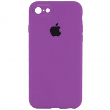 Чохол Silicone Case Square Full Camera Protective (AA) для Apple iPhone 7/8/SE (2020) (4.7")  Фіолетовий / Grape - 00000040229_38