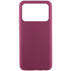Чохол Silicone Cover Lakshmi (AAA) для Xiaomi Poco X6 Pro  Бордовий / Plum - 00000070554_1