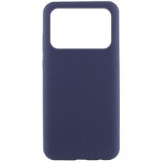 Чохол Silicone Cover Lakshmi (AAA) для Xiaomi Poco X6 Pro  Темно-синій / Midnight blue - 00000070554_12