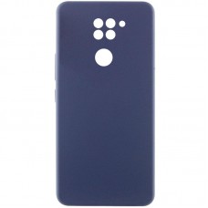 Чохол Silicone Cover Lakshmi Full Camera (AAA) для Xiaomi Redmi Note 9 / Redmi 10X  Темно-синій / Midnight blue - 00000067011_12