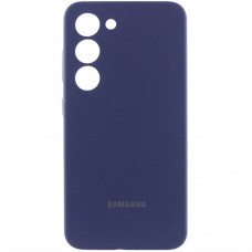 Чохол Silicone Cover Lakshmi Full Camera (AAA) with Logo для Samsung Galaxy S23  Темно-синій / Midnight blue - 00000072127_11