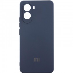Чохол Silicone Cover Lakshmi Full Camera (AAA) with Logo для Xiaomi Poco M7 4G  Темно-синій / Midnight blue - 00000085596_9