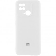 Чохол Silicone Cover Lakshmi Full Camera (AAA) with Logo для Xiaomi Redmi 10C  Білий / White - 00000074193_7