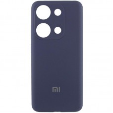 Чохол Silicone Cover Lakshmi Full Camera (AAA) with Logo для Xiaomi Redmi Note 13 4G  Темно-синій / Midnight blue - 00000072777_8