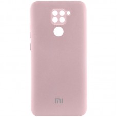 Чохол Silicone Cover Lakshmi Full Camera (AAA) with Logo для Xiaomi Redmi Note 9 / Redmi 10X  Рожевий / Pink Sand - 00000085734_10