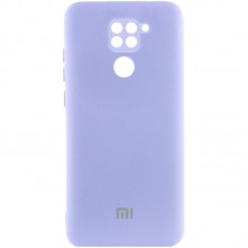 Чохол Silicone Cover Lakshmi Full Camera (AAA) with Logo для Xiaomi Redmi Note 9 / Redmi 10X  Бузковий / Dasheen - 00000085734_14