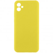 Чохол Silicone Cover Lakshmi Full Camera (AA) для Samsung Galaxy A06  Жовтий / Flash - 00000073663_14
