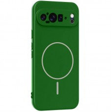 Чохол Silicone Cover Lakshmi Full Camera (AA) with MagFit для Google Pixel 9 Pro XL  Зелений / Dark green - 00000078226_2