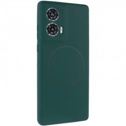 Чохол Silicone Cover Lakshmi Full Camera (AA) with MagFit для Motorola Edge 50 Fusion  Зелений / Dark green - 00000080423_2