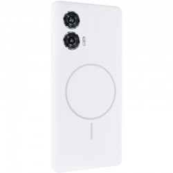 Чохол Silicone Cover Lakshmi Full Camera (AA) with MagFit для Motorola Edge 50 Fusion  Білий / White - 00000080423_1
