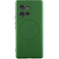 Чохол Silicone Cover Lakshmi Full Camera (AA) with MagFit для Motorola Edge 50 Neo  Зелений / Dark green - 00000078228_2