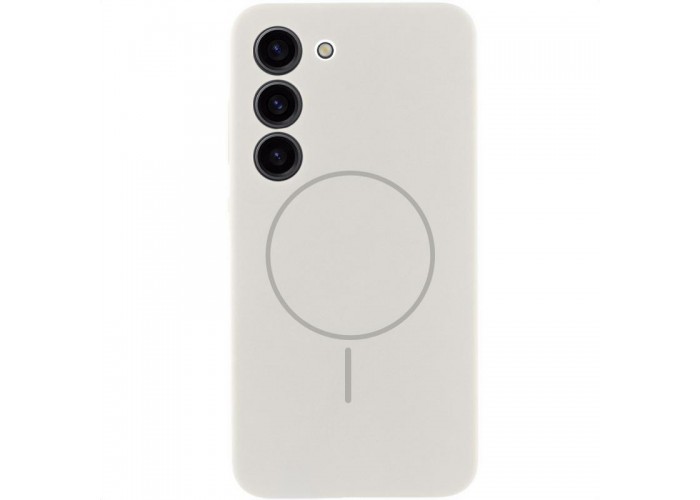 Чохол Silicone Cover Lakshmi Full Camera (AA) with MagFit для Samsung Galaxy S23