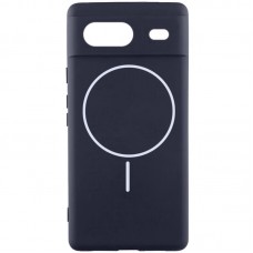 Чохол Silicone Cover Lakshmi Full Camera (AA) with Magnetic Fit для Google Pixel 8a  Темно-синій / Midnight blue - 00000078224_8