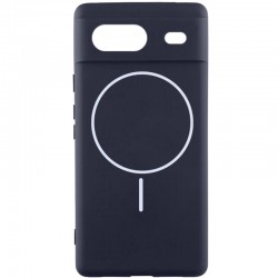 Чохол Silicone Cover Lakshmi Full Camera (AA) with Magnetic Fit для Google Pixel 8a  Темно-синій / Midnight blue - 00000078224_8