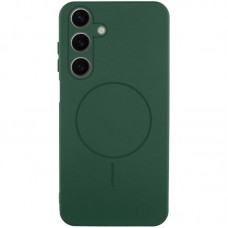 Чохол Silicone Cover Lakshmi Full Camera (AA) with Magnetic Fit для Samsung Galaxy A27  Зелений / Dark green - 00000087111_2