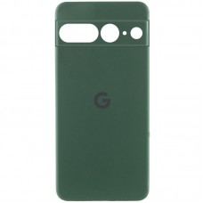 Чохол Silicone Cover Lakshmi Full Camera (AA) with logo для Google Pixel 8  Зелений / Dark green - 00000078168_3