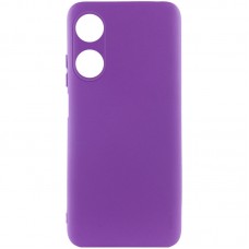 Чохол Silicone Cover Lakshmi Full Camera (A) для Oppo A38 / A18  Фіолетовий / Purple - 00000068995_11