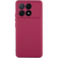 Чохол Silicone Cover Lakshmi Full Camera (A) для Xiaomi Poco X6 Pro  Бордовий / Marsala - 00000069967_1
