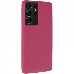 Чохол Silicone Cover Ummi Lakshmi (AA) для Samsung Galaxy S21 Ultra  Бордовий / Marsala - 00000082232_2