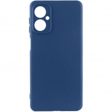 Чохол Silicone Cover Ummi Lakshmi Full Camera (AA) для Motorola Moto G14  Синій / Navy Blue - 00000086352_9