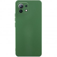 Чохол Silicone Cover Ummi Lakshmi Full Camera (AA) для Xiaomi Mi 11 Lite  Зелений / Dark green - 00000081102_3