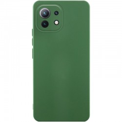Чохол Silicone Cover Ummi Lakshmi Full Camera (AA) для Xiaomi Mi 11 Lite  Зелений / Dark green - 00000081102_3