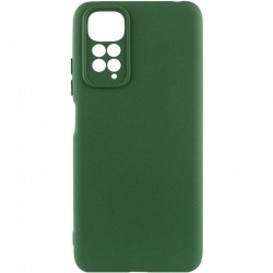 Чохол Silicone Cover Ummi Lakshmi Full Camera (AA) для Xiaomi Redmi Note 11 (Global) / Note 11S  Зелений / Dark green - 00000081117_3